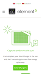 Mobile Screenshot of e5solar.com